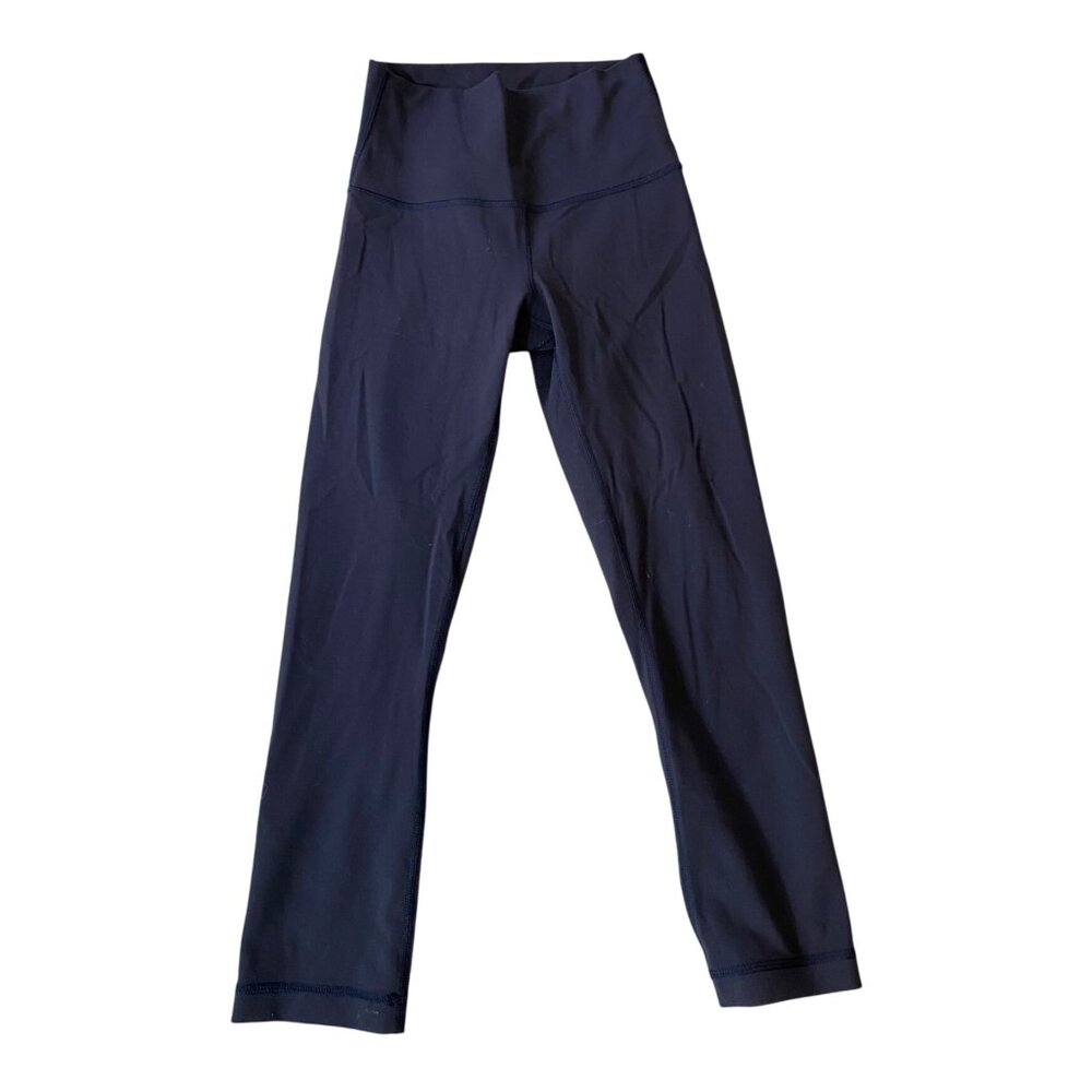 Lululemon Align High Rise Navy Yoga Pants / Leggings Size 4 Stretchy Athletic
